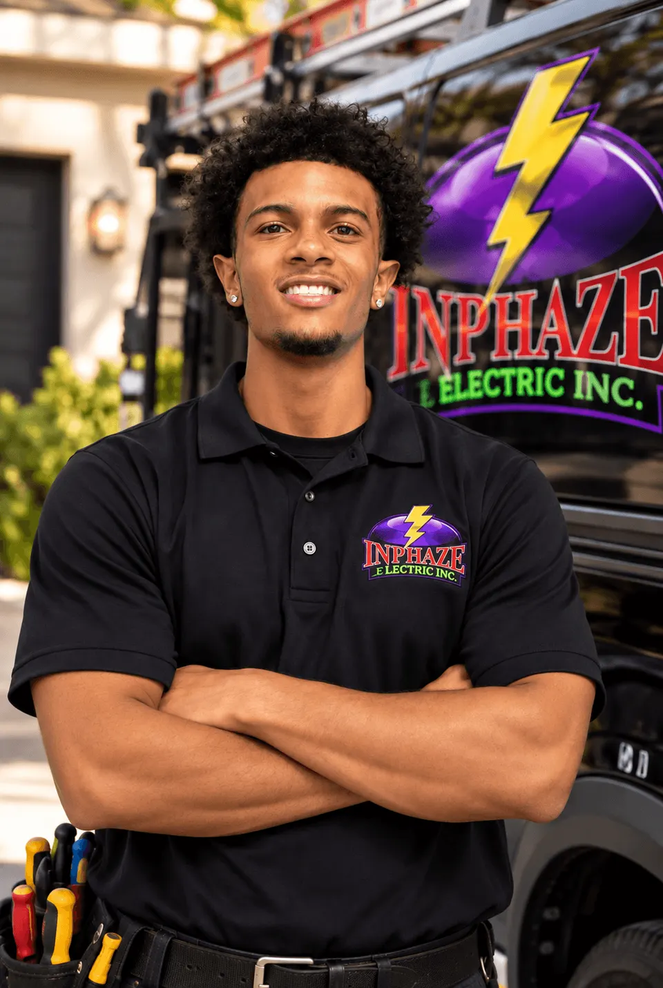 Alex, apprentice electrician at In Phaze Electric in Orlando, FL