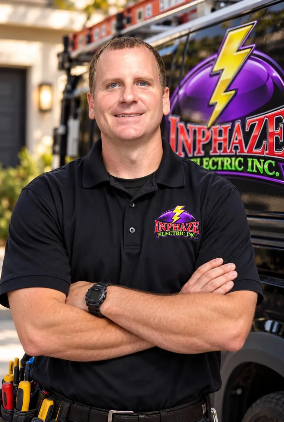 Keylin, field supervisor at In Phaze Electric, electrical contractor in Orlando, FL